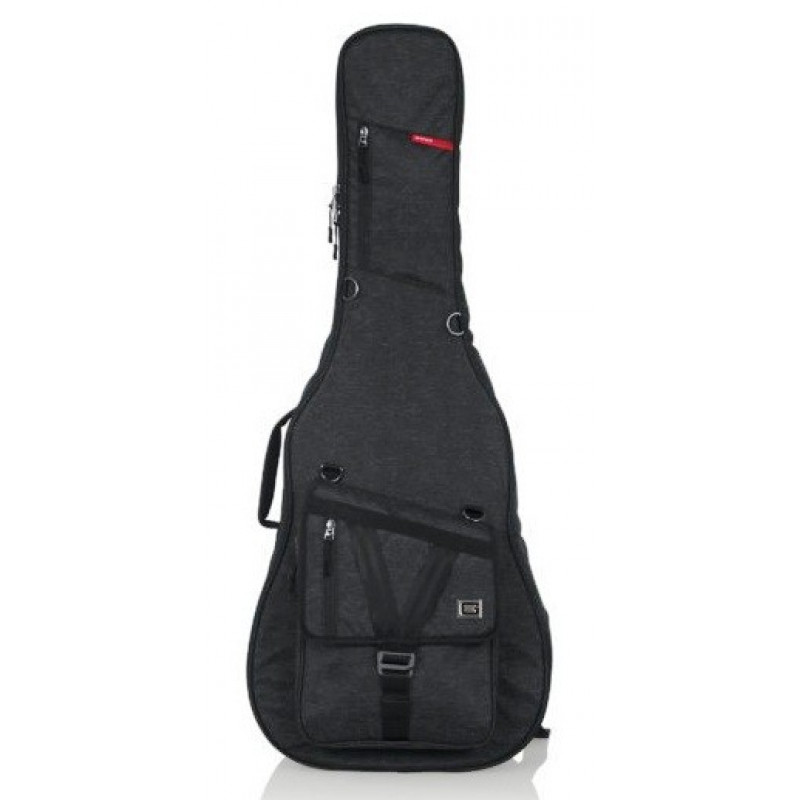 Усиленный чехол для акустических гитар, цвет черный Gator GT-Acoustic-BLK