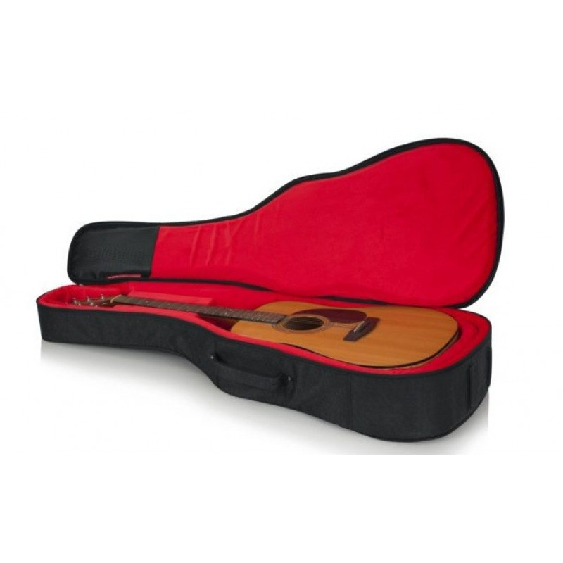 Усиленный чехол для акустических гитар, цвет черный Gator GT-Acoustic-BLK