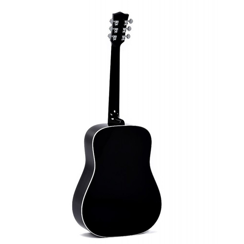 Электроакустическая гитара Sigma DM-SG5-BK, с чехлом